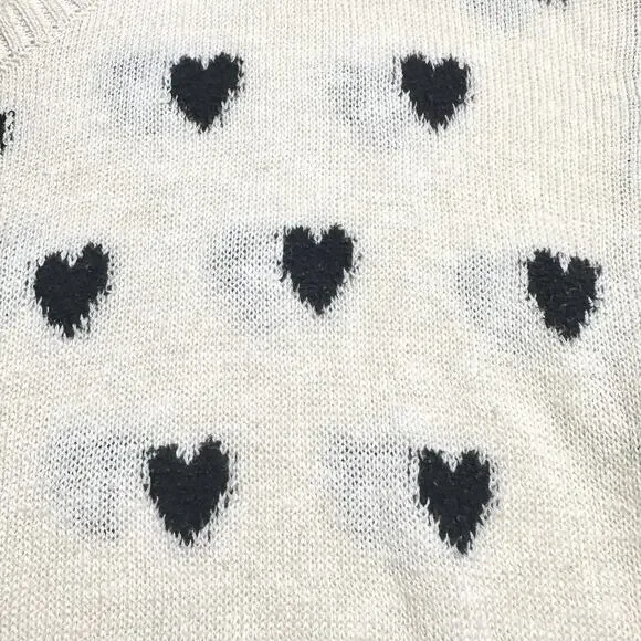 Moth Anthropologie | Women | Alpaca Wool Blend Heart Open Knit Cardigan | Medium - Picture 9 of 11